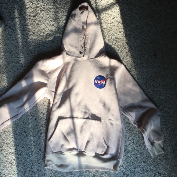 nasa hoodie cream